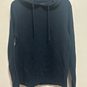 Cabin Fever Men's Navy Waffle Knit Hoodie. Size Small